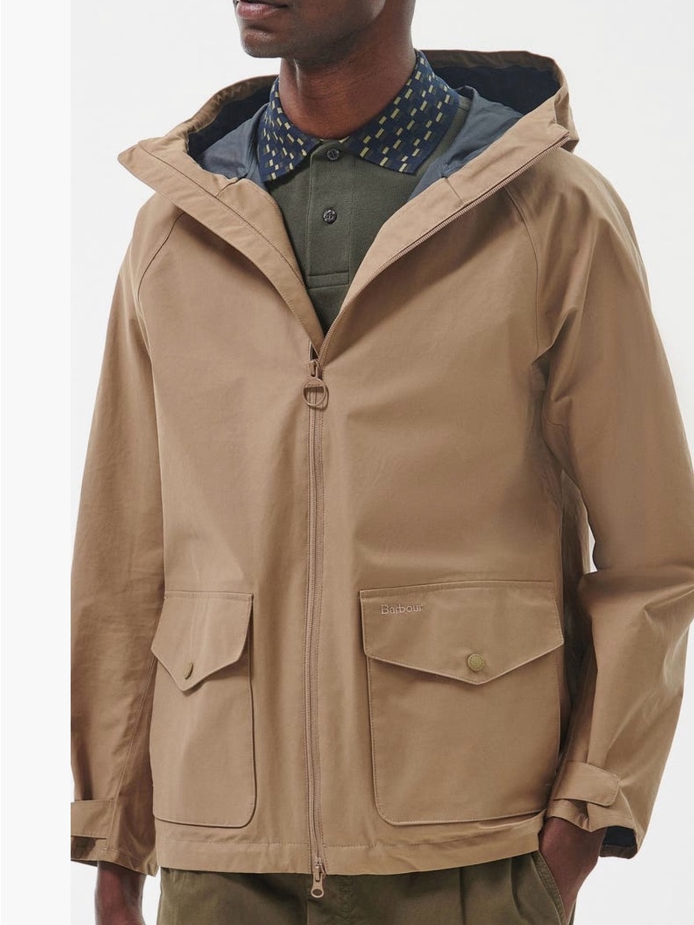 Barbour Men's Whitstone Waterproof Hooded Breathable Lightweight Jacket in XL